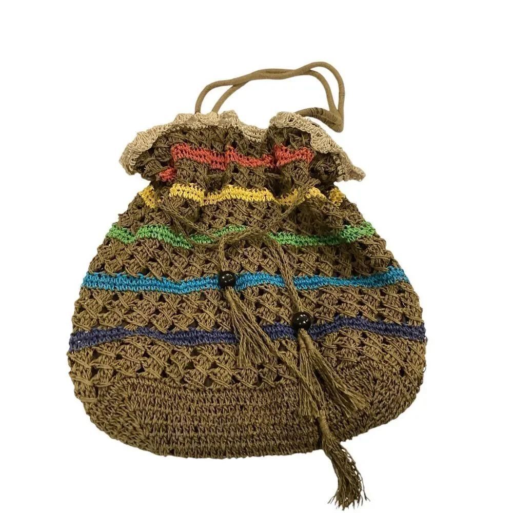 Sun N Sand Natural Large Bucket Bag